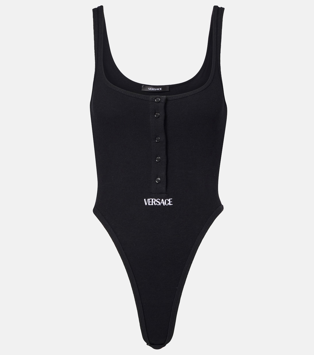 Body aus Rippstrick | Versace