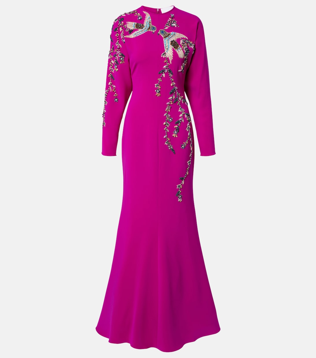Marla crystal-embellished crêpe gown | Costarellos