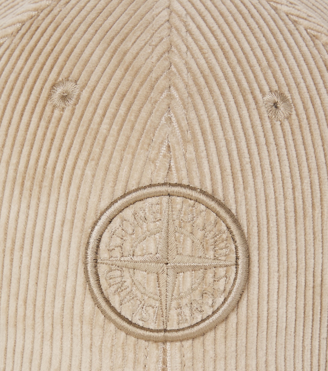 Compass cotton corduroy baseball cap | Stone Island Junior