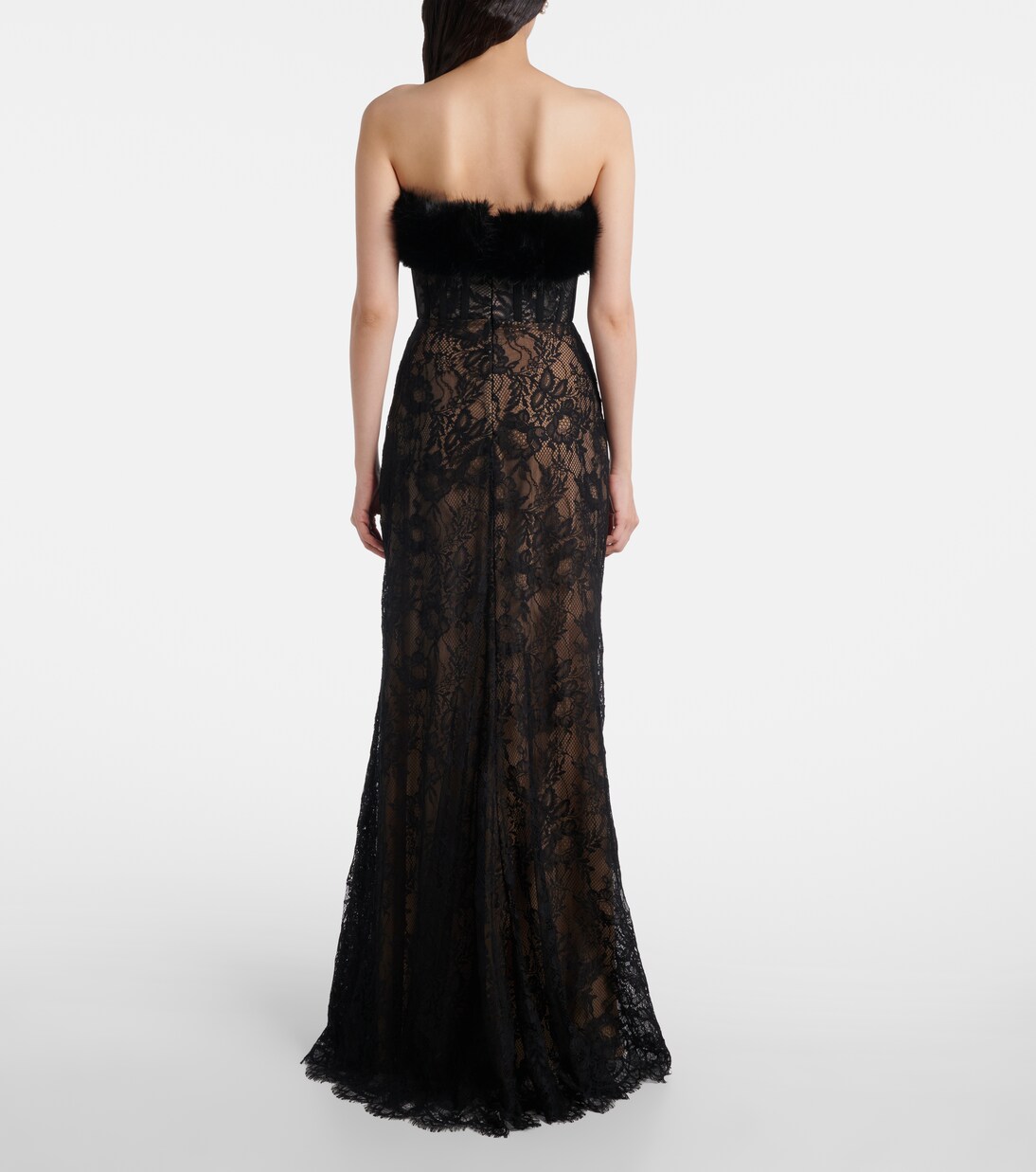 Robe longue en dentelle | Elie Saab