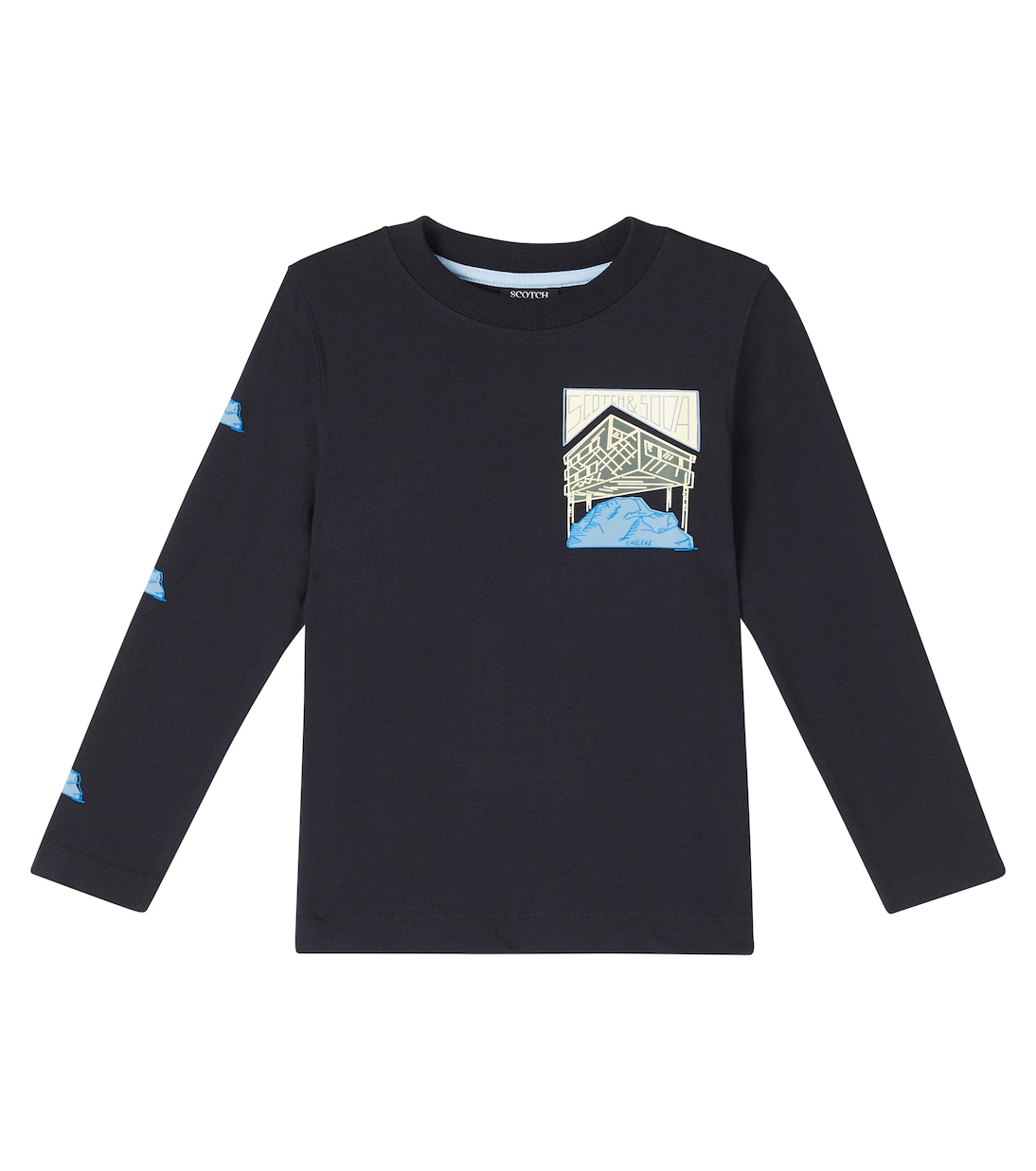 Bedrucktes Sweatshirt aus Baumwolle | Scotch & Soda Kids