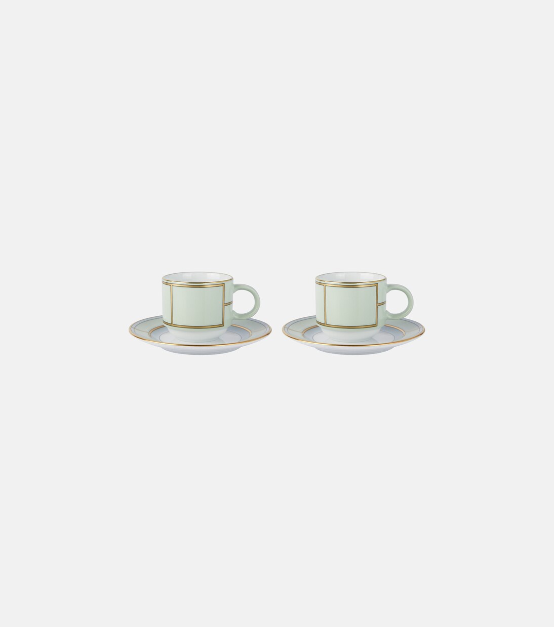 Diva set of 2 porcelain espresso cups and saucers | Ginori 1735