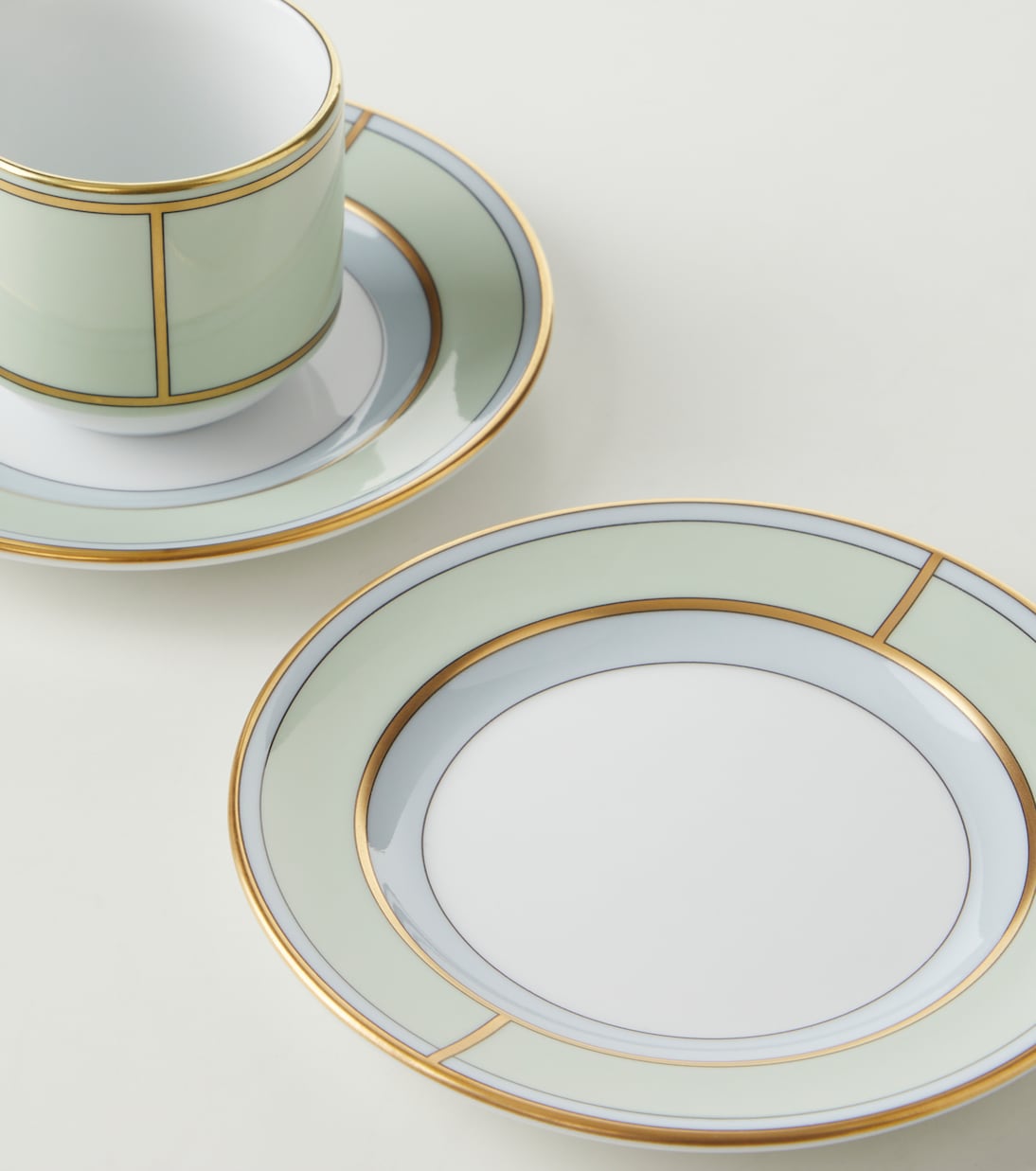 Diva set of 2 porcelain espresso cups and saucers | Ginori 1735