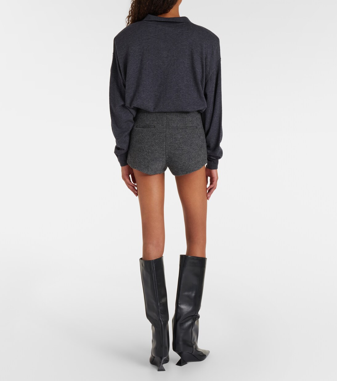 Vail virgin wool shorts | The Frankie Shop