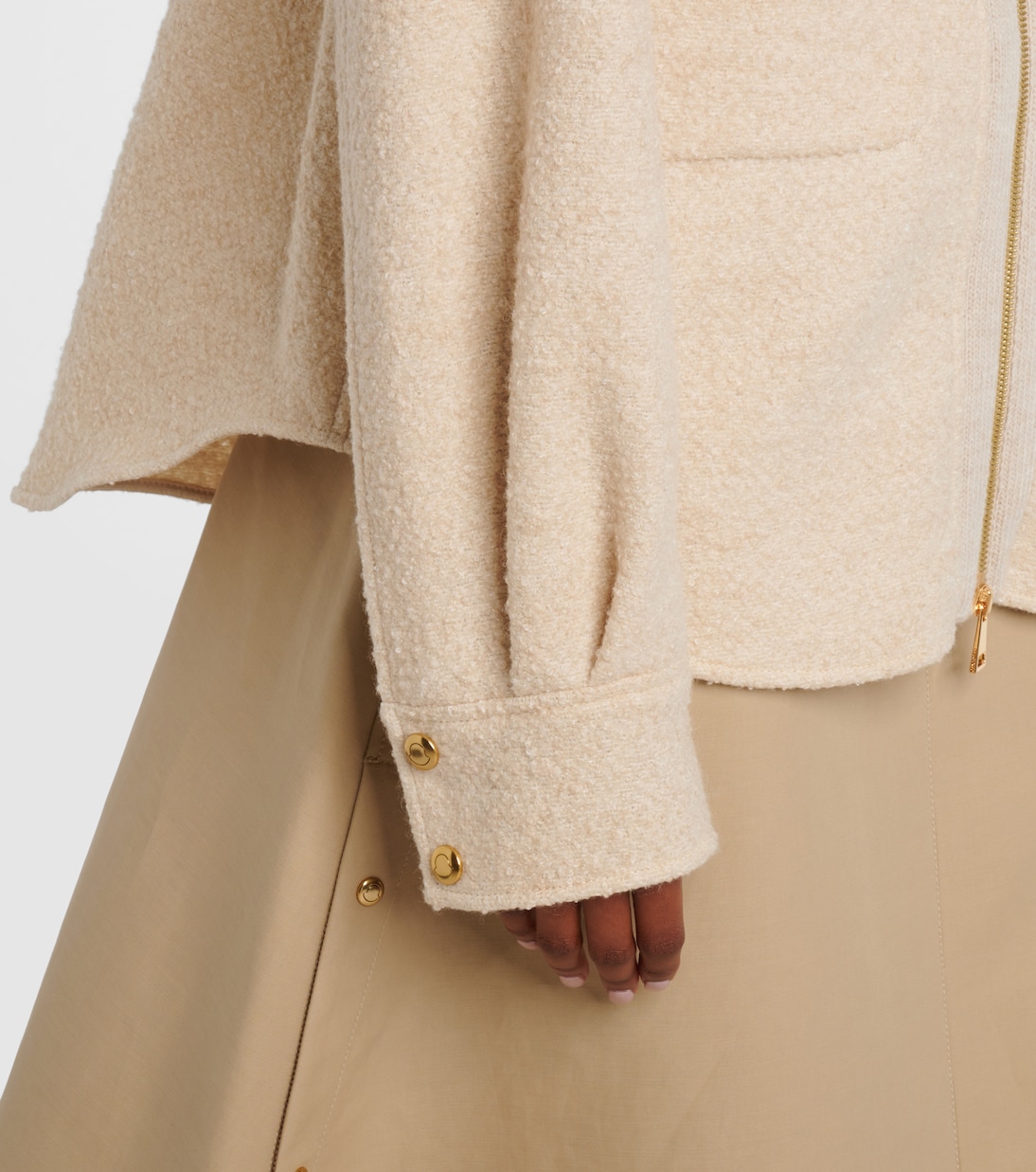 Jacke aus einem Wollgemisch | Moncler