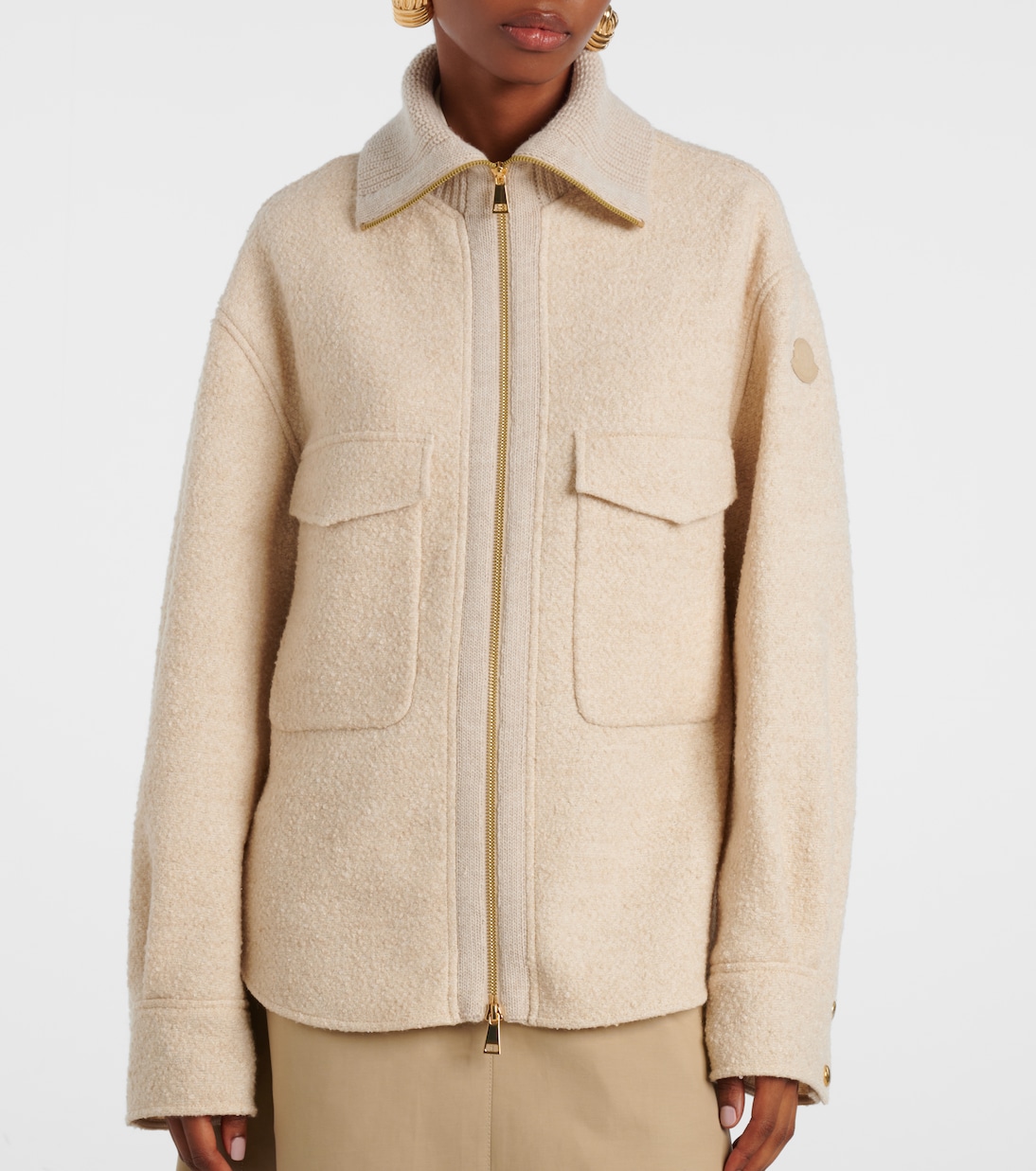 Jacke aus einem Wollgemisch | Moncler