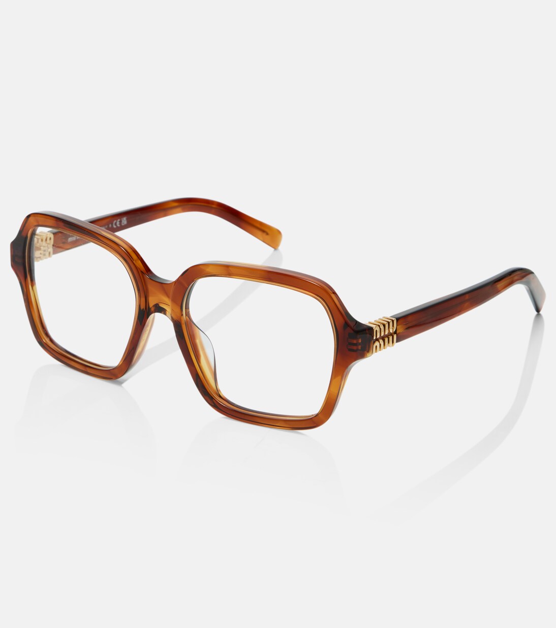 Logo square glasses | Miu Miu