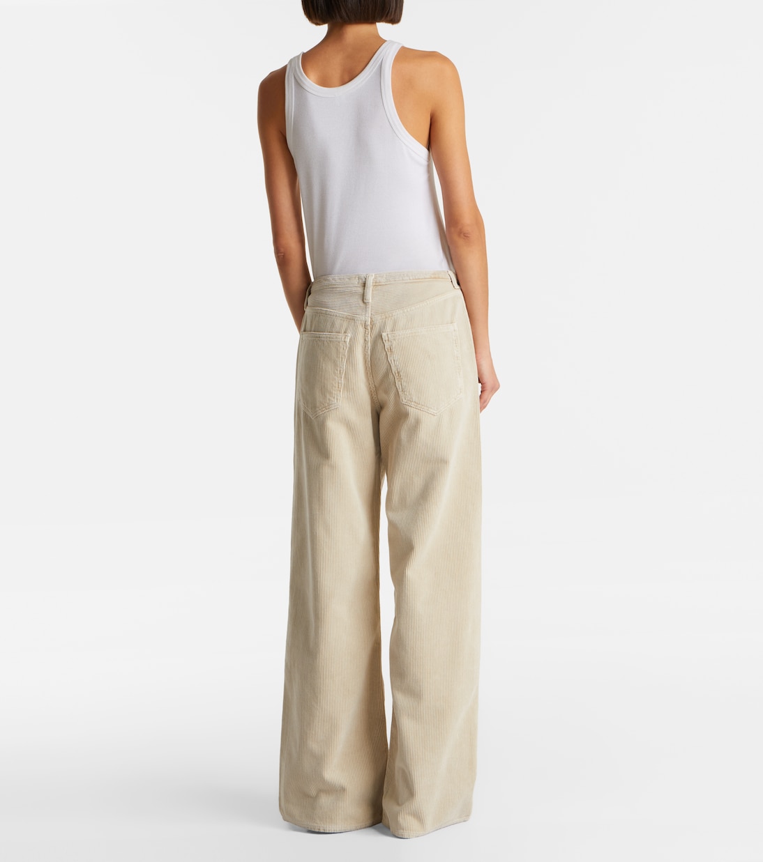 Keira cotton corduroy wide-leg pants | Agolde
