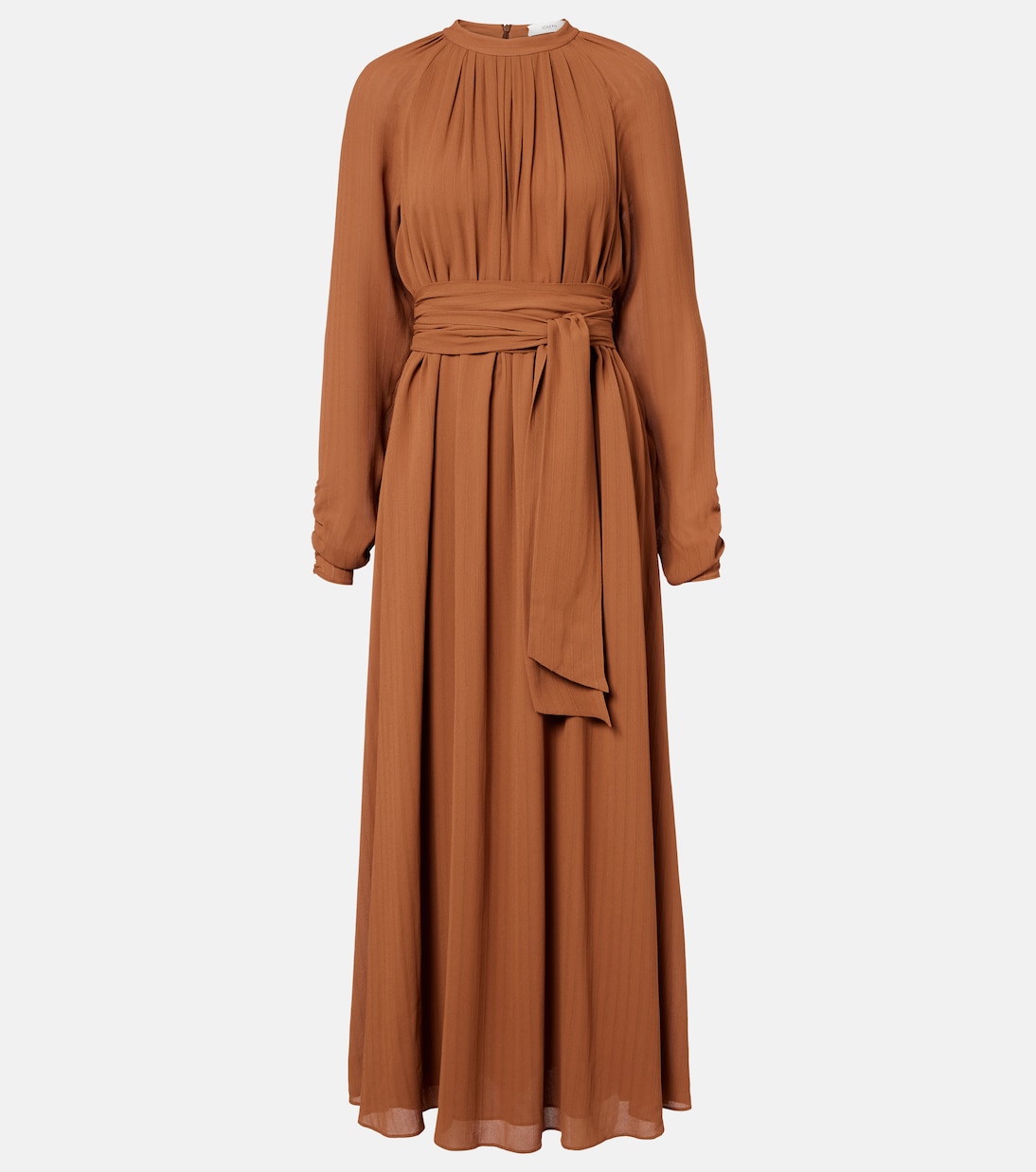Pinky belted draped maxi dress | Joseph