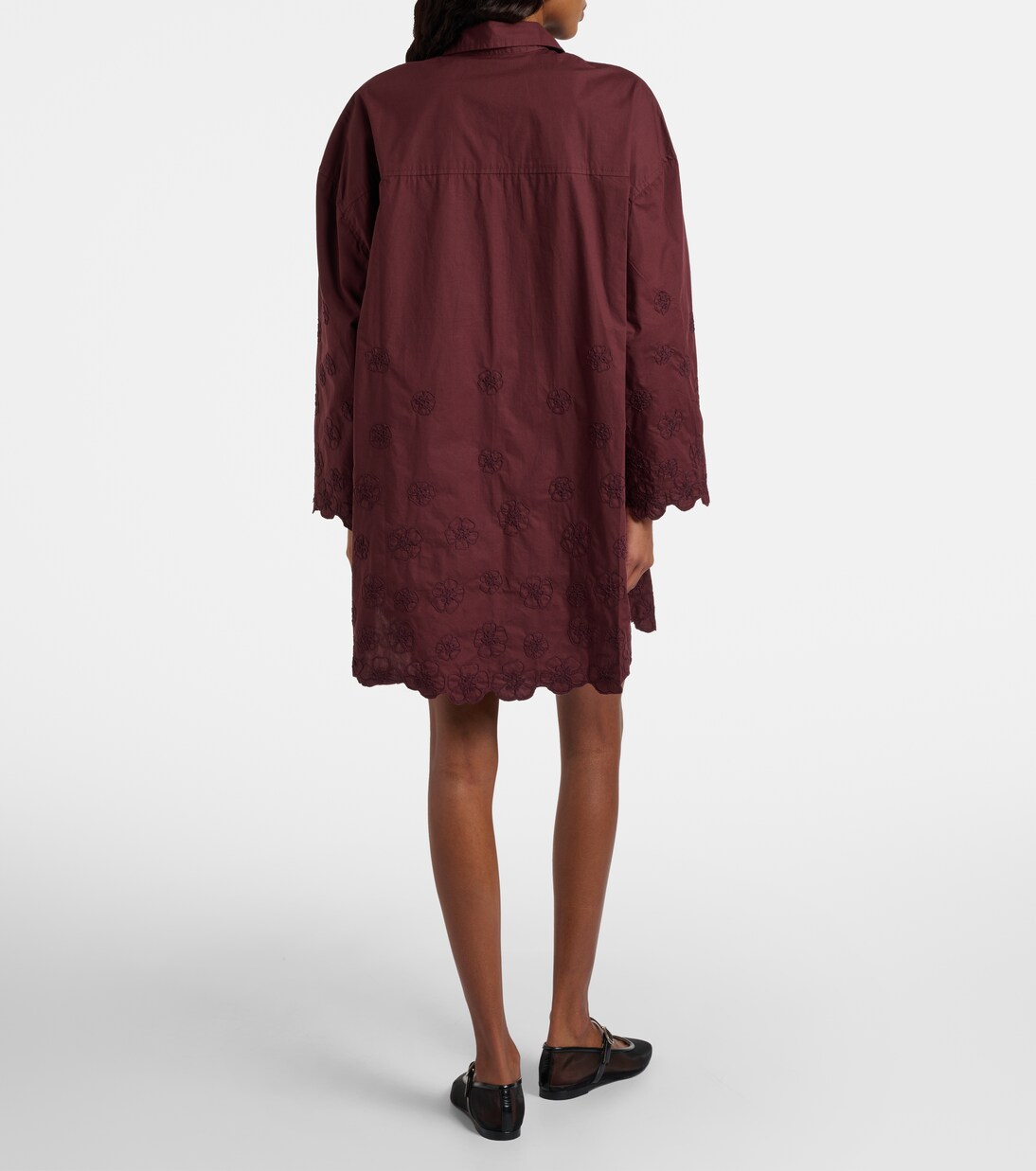 Embroidered cotton shirt | Juliet Dunn