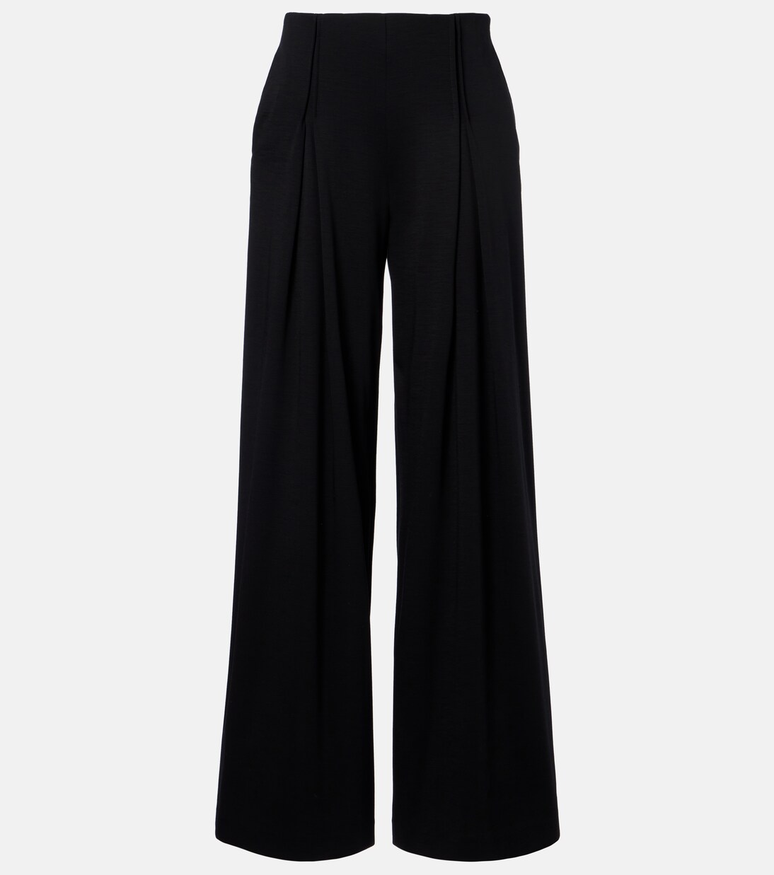 Cocco virgin wool jersey wide-leg pants | Max Mara