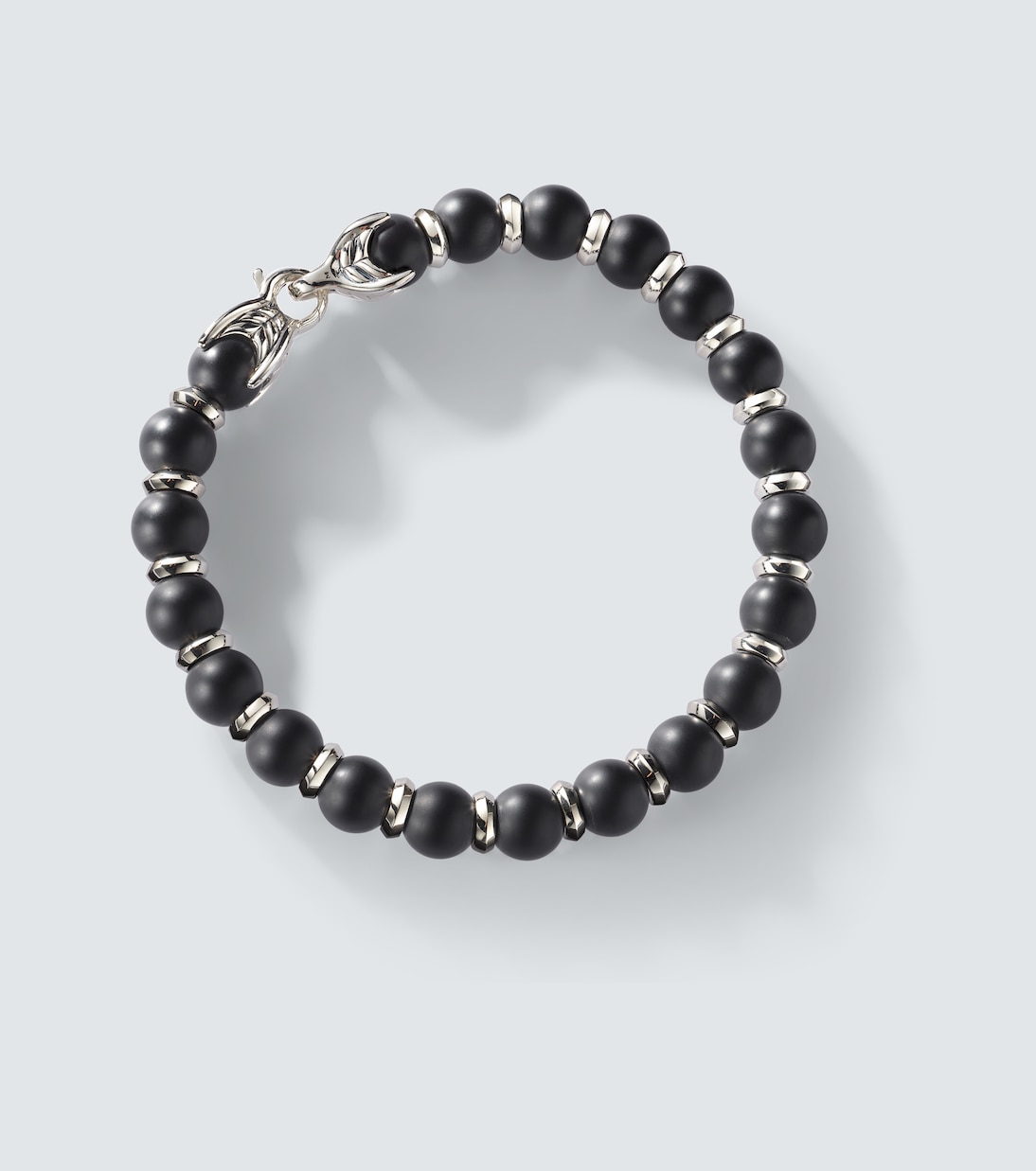Bracelet Spiritual Beads en argent sterling et onyx noir  | David Yurman
