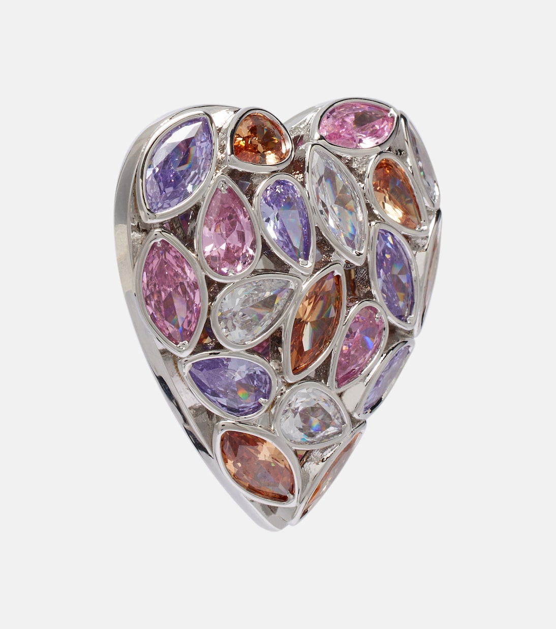 Crystal-embellished earrings | Self-Portrait