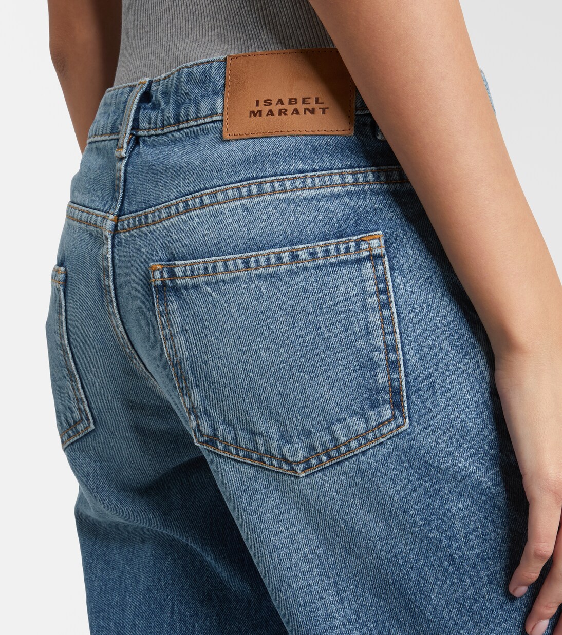 Dromie mid-rise straight jeans | Isabel Marant