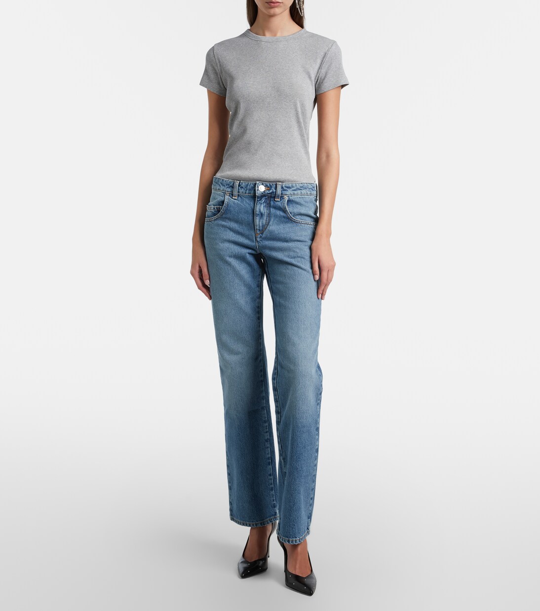 Dromie mid-rise straight jeans | Isabel Marant
