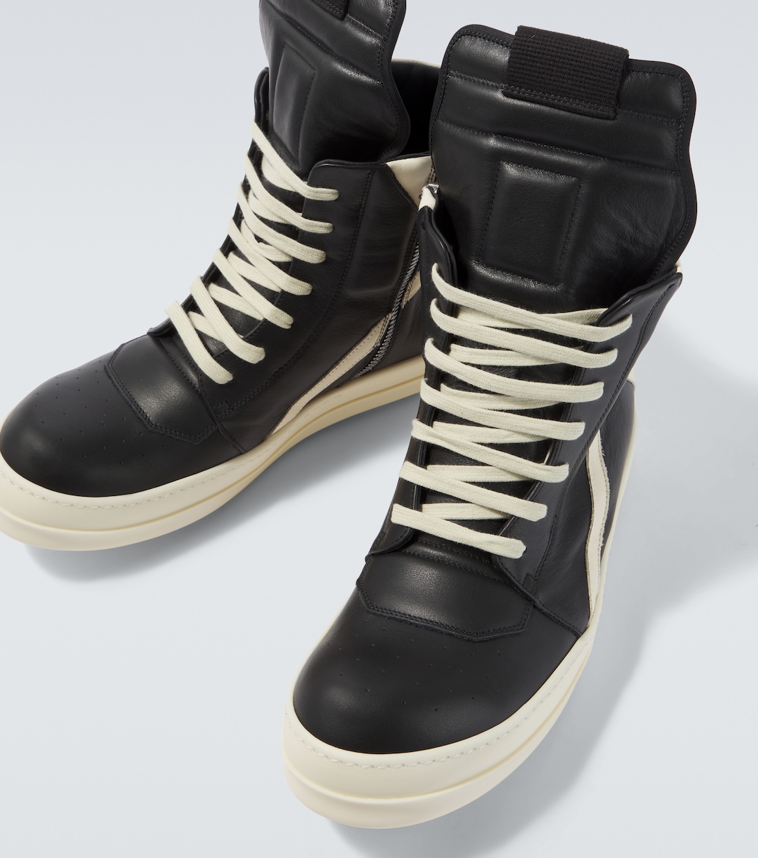 Leather high-top sneakers | Rick Owens
