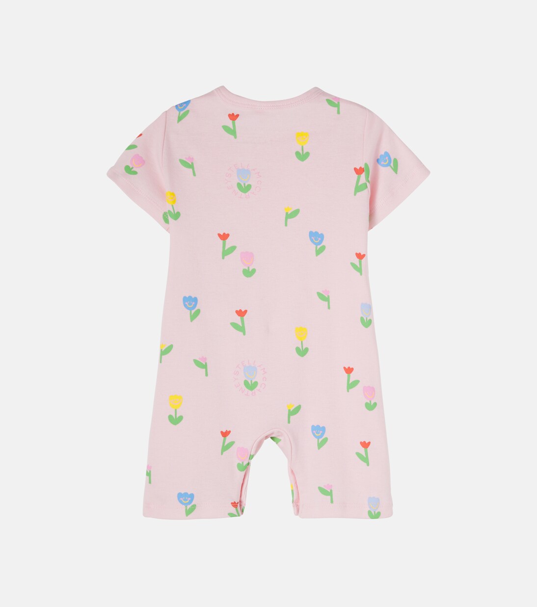 Baby floral cotton onesie and bib set | Stella McCartney Kids