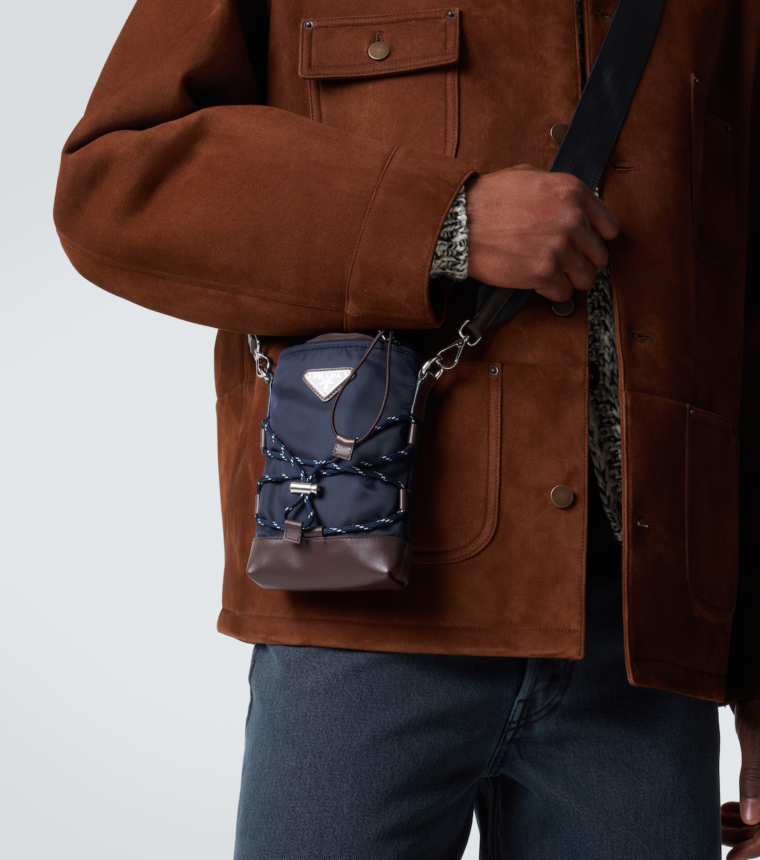 Prada Speedrock Re-Nylon phone pouch | Prada