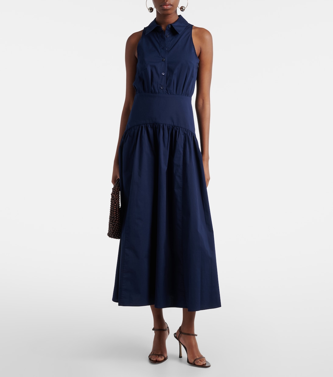 Romy cotton midi dress | Staud