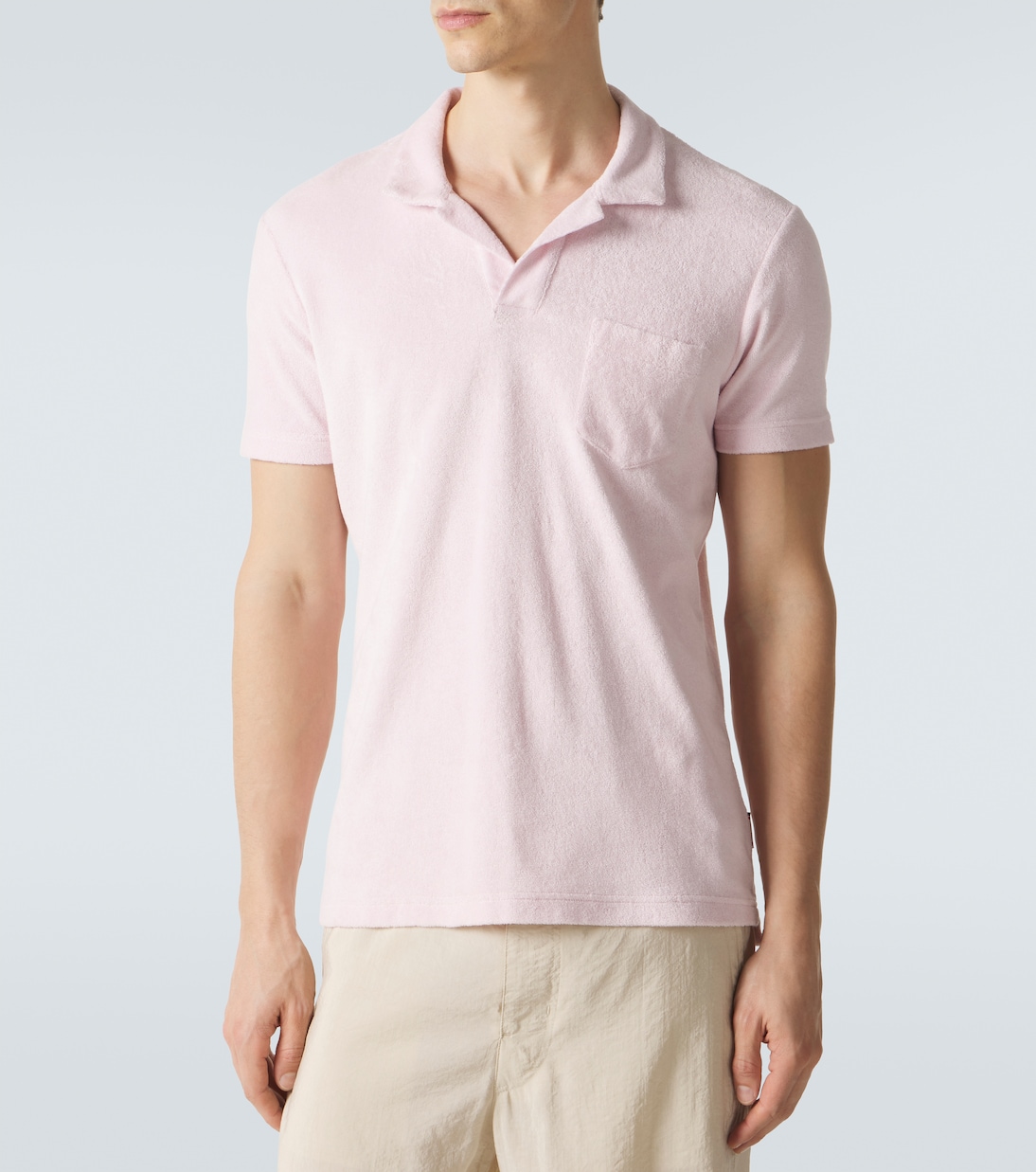 Cotton terry polo shirt | Orlebar Brown