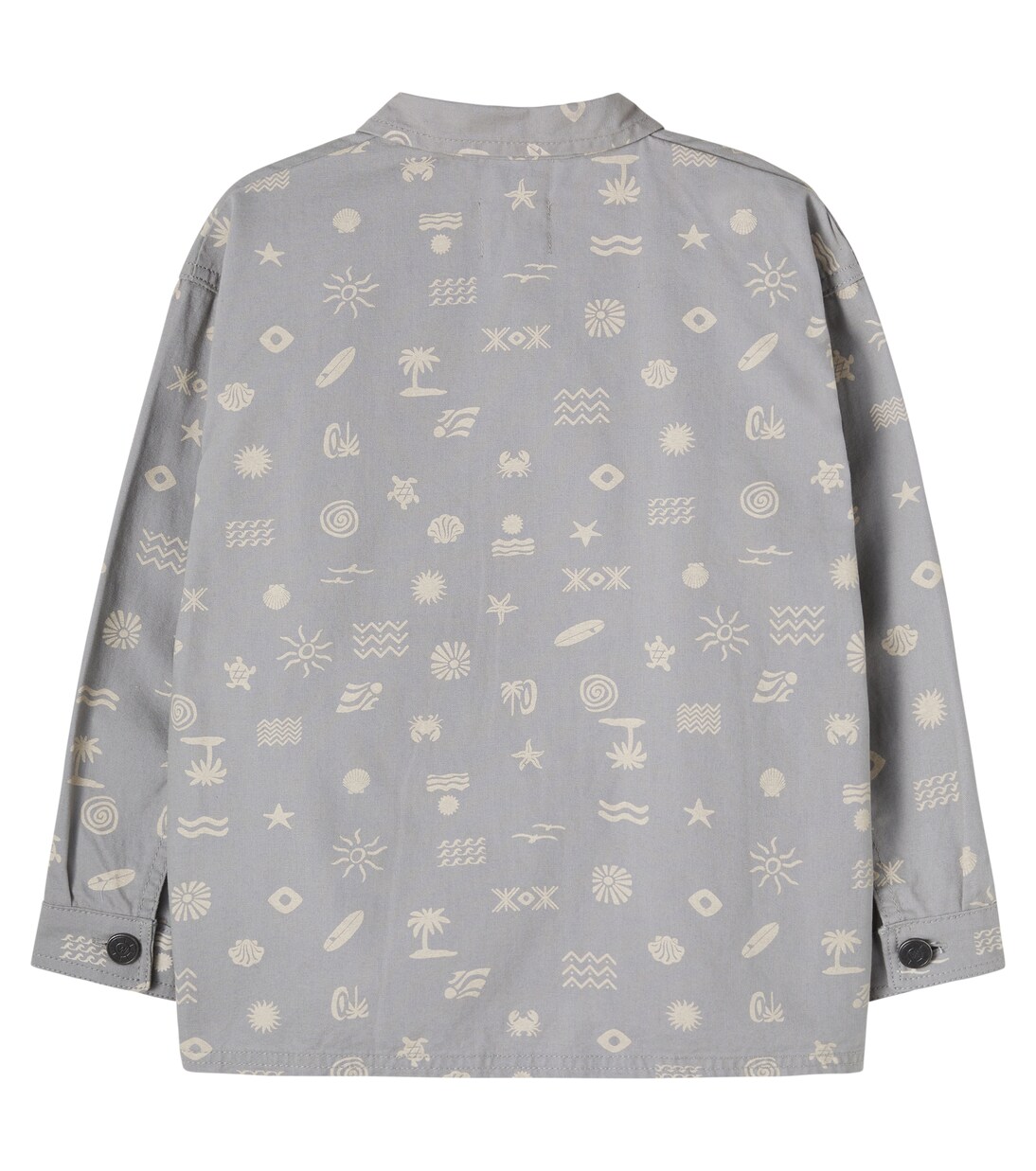 Marcel printed cotton canvas overshirt | Wheat