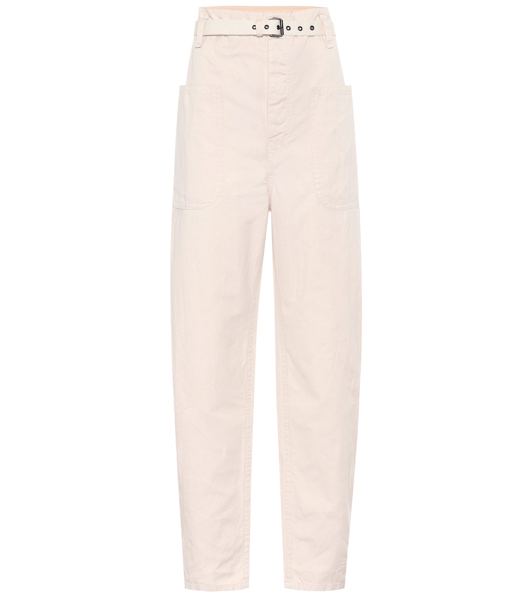 Rinny high-rise cotton-blend pants | Marant Etoile