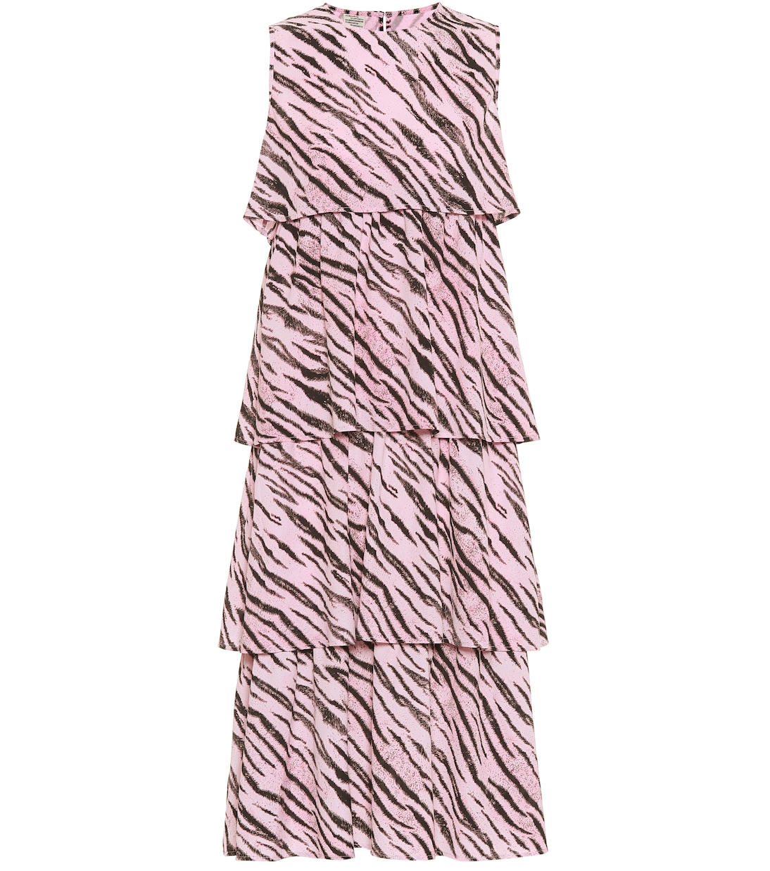 Robe midi Aija imprimée en crêpe | Baum und Pferdgarten