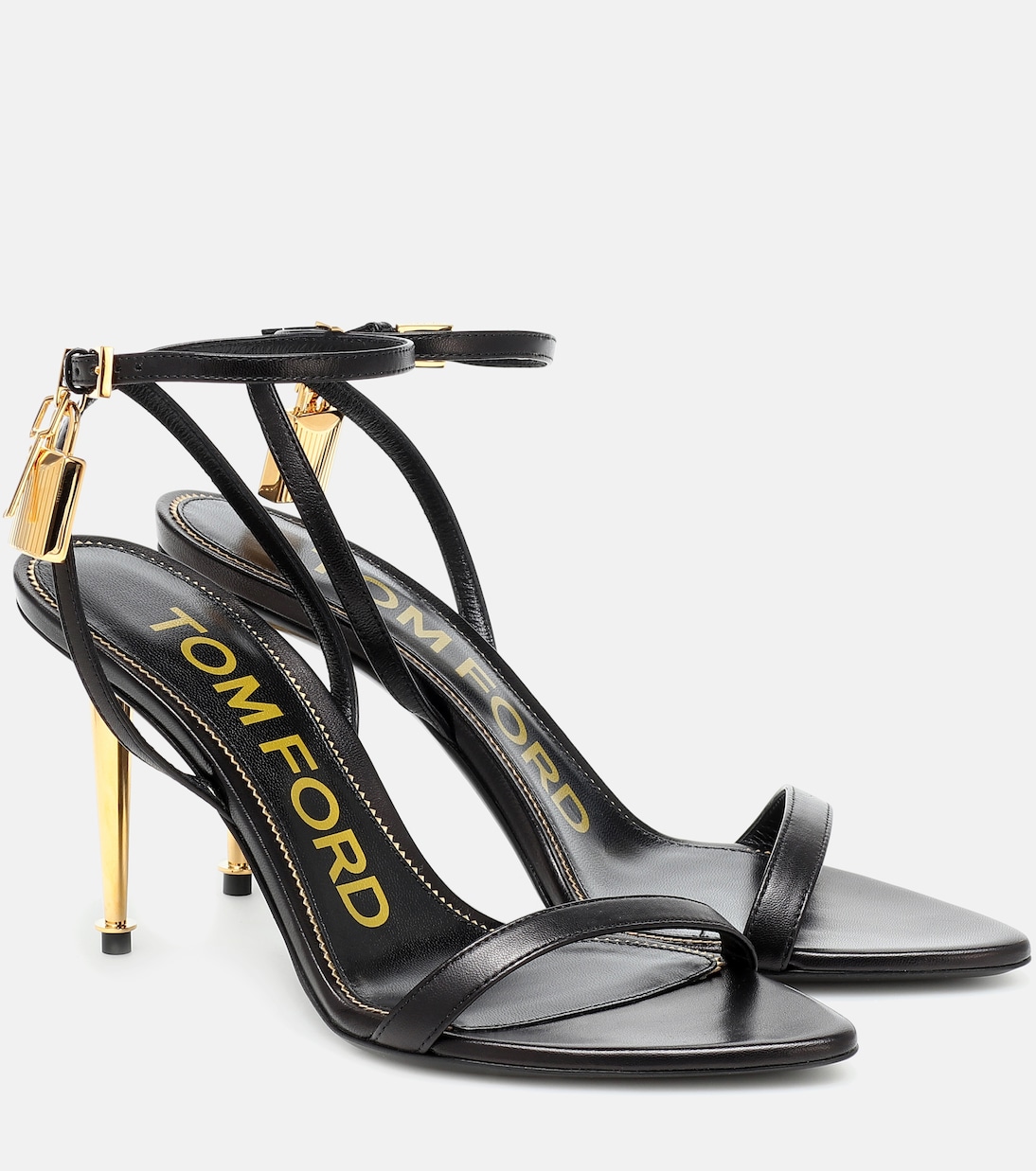 Sandales Padlock en cuir à ornements | Tom Ford