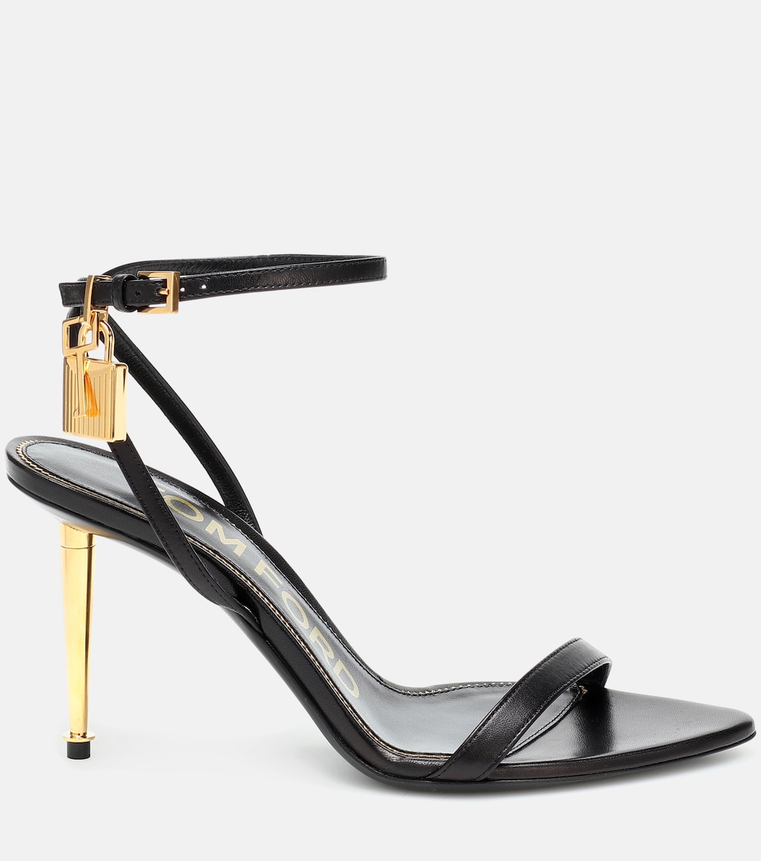 Sandales Padlock en cuir à ornements | Tom Ford