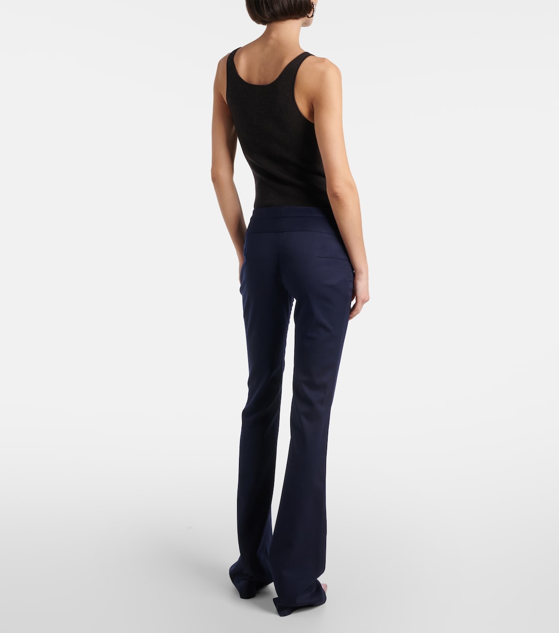 Pantalones bootcut Serge de lana elástica | Altuzarra