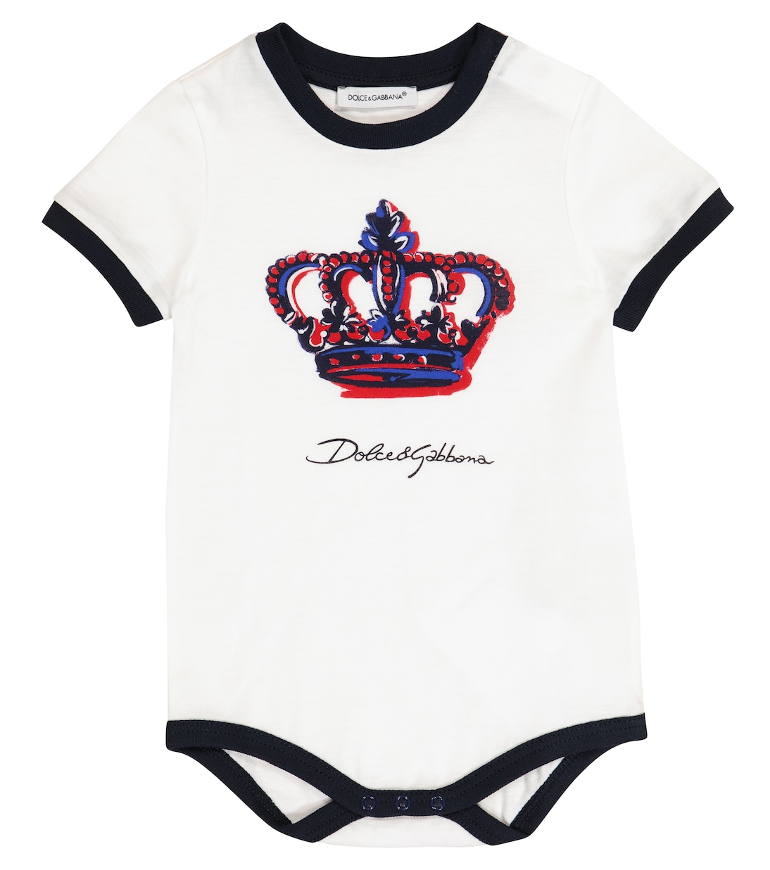 Baby - Body in cotone con stampa | Dolce&Gabbana Kids