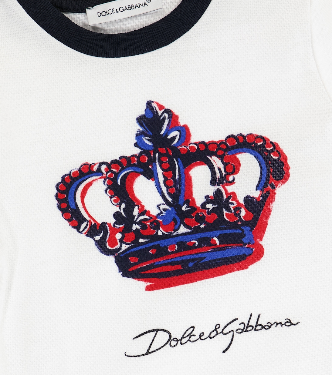 Baby - Body in cotone con stampa | Dolce&Gabbana Kids