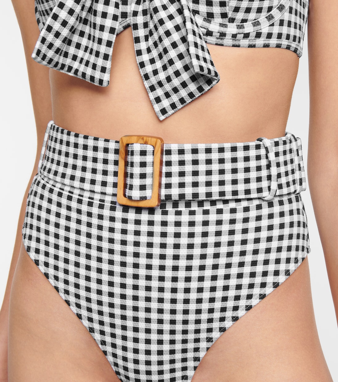 Slip bikini Ursula a quadri | Alexandra Miro