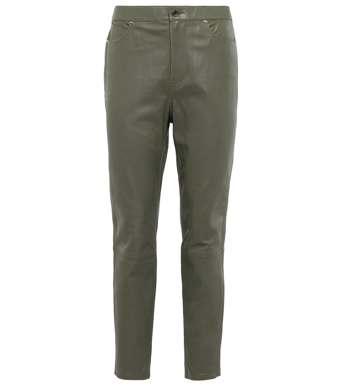 High-Rise-Hose Manuela aus Leder | Rta