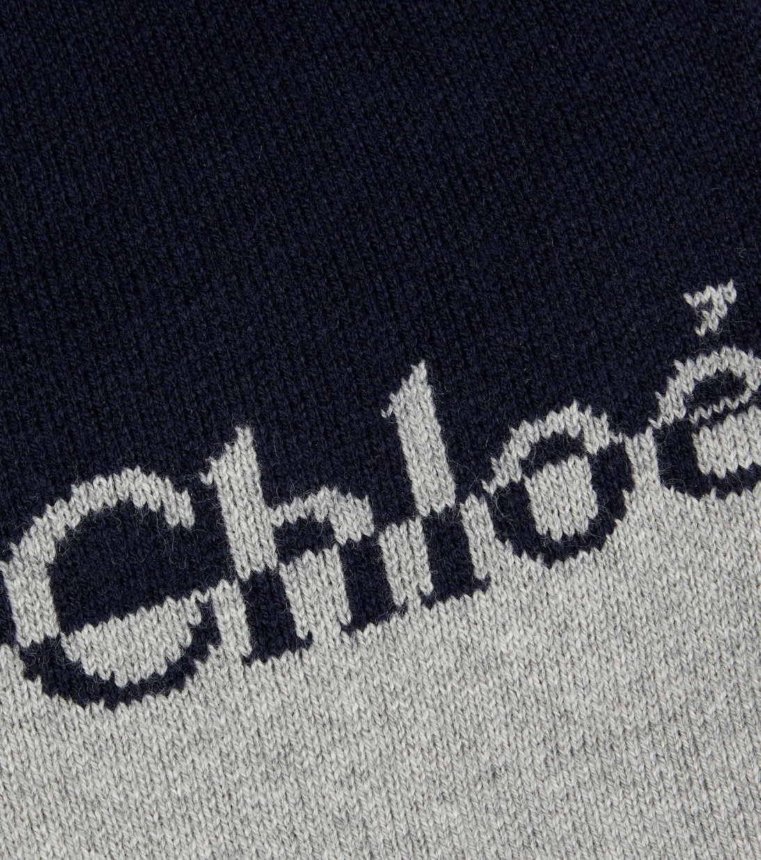 Beanie aus Baumwolle und Wolle | Chloé Kids
