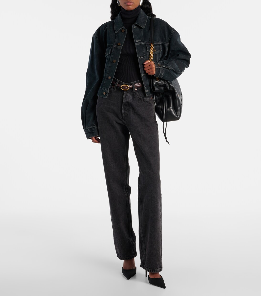 Cashmere, wool and silk turtleneck sweater | Saint Laurent