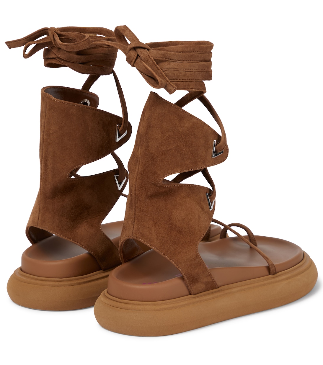 Selene suede gladiator sandals | The Attico