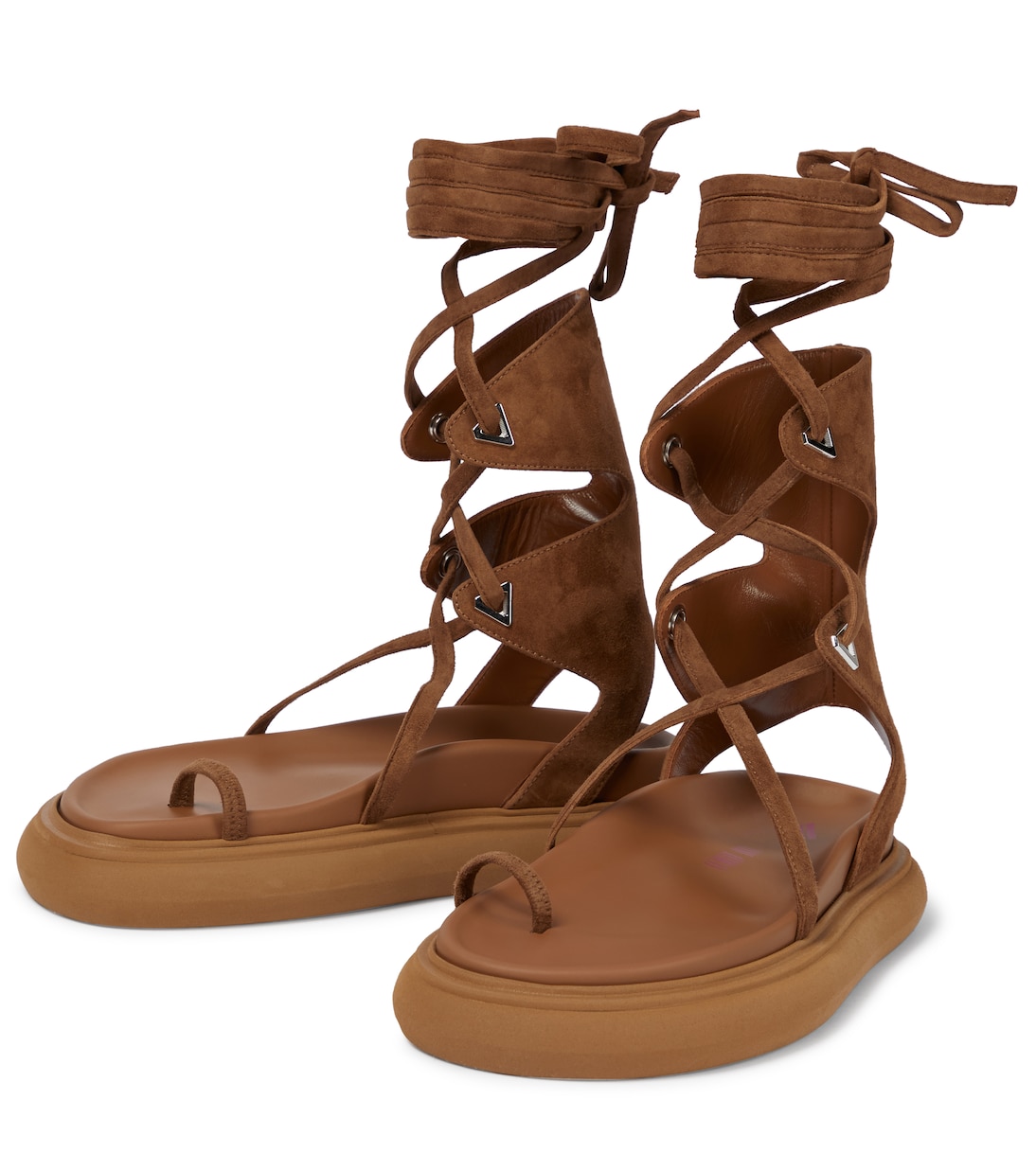 Selene suede gladiator sandals | The Attico
