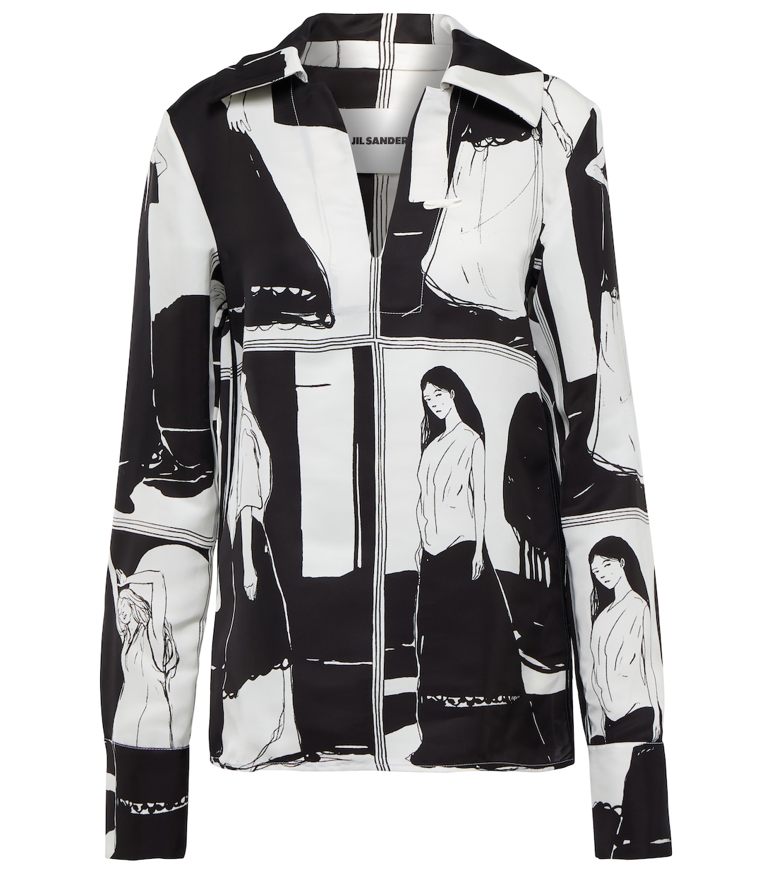 Bedrucktes Hemd | Jil Sander