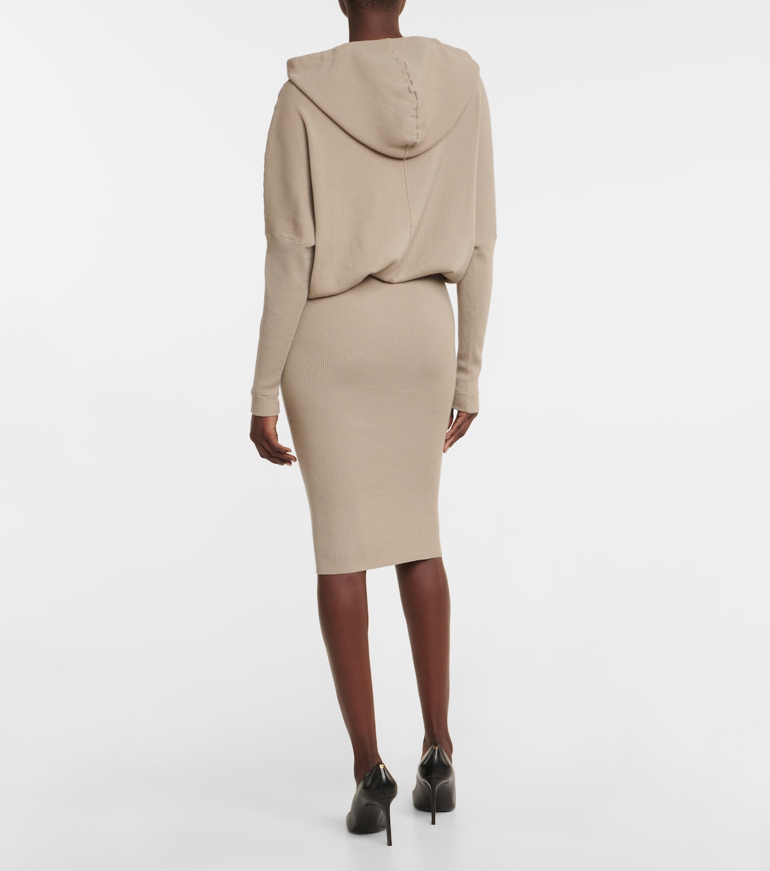 Robe sweat-shirt en cachemire mélangé | Tom Ford