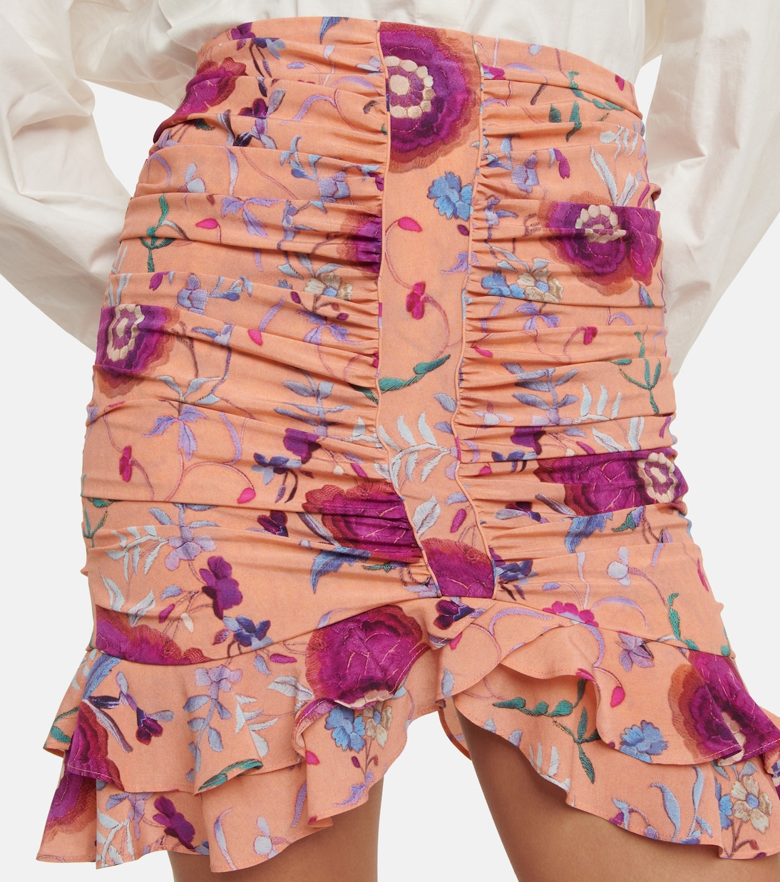 Minifalda Milendi en mezcla de seda | Isabel Marant