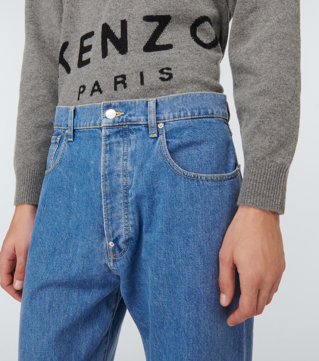 Jeans Suisen de tiro medio y pierna ancha | Kenzo