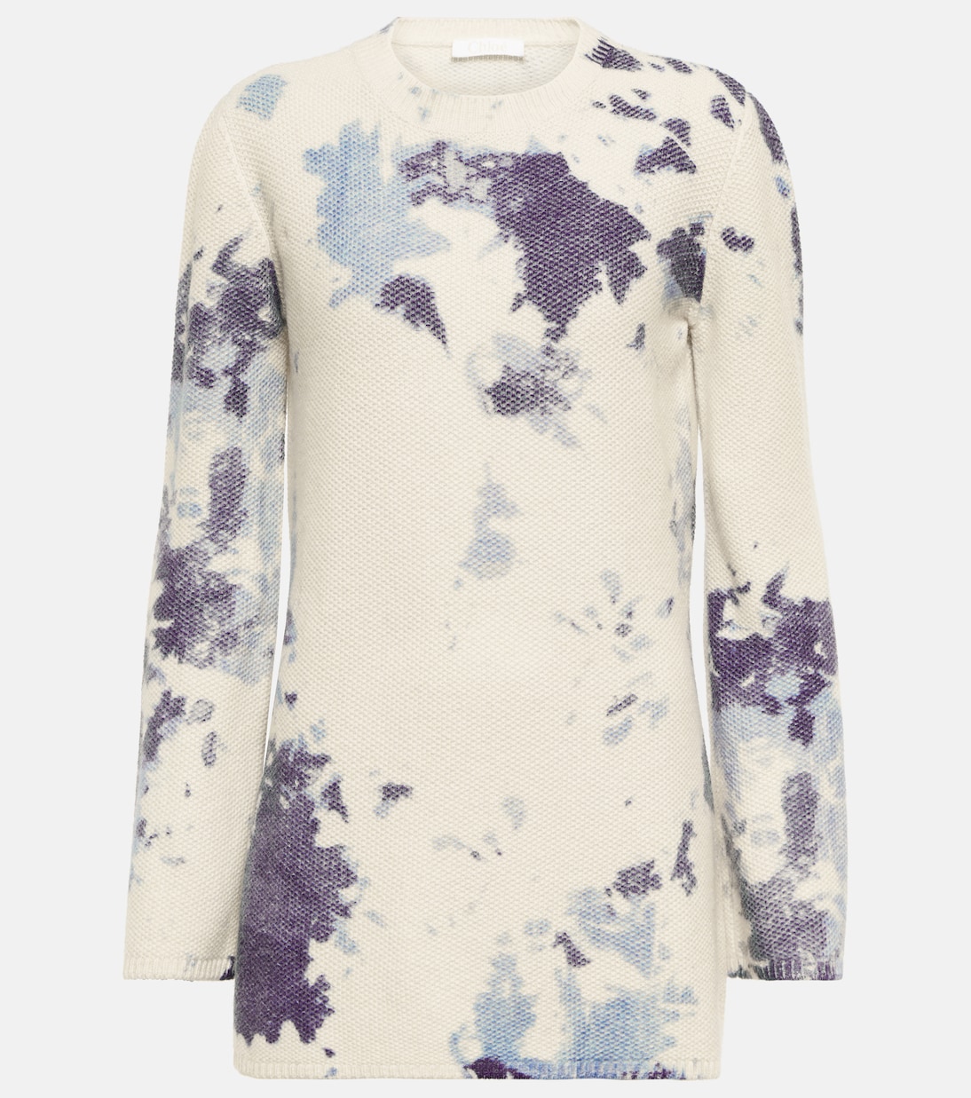 Miniabito tie-dye in cashmere | Chloé