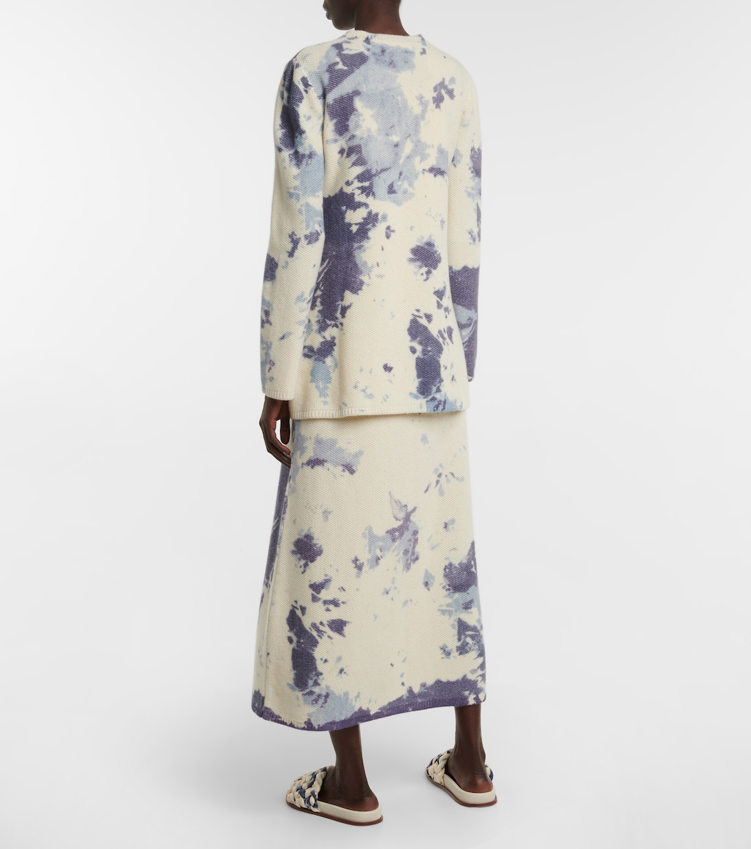 Miniabito tie-dye in cashmere | Chloé