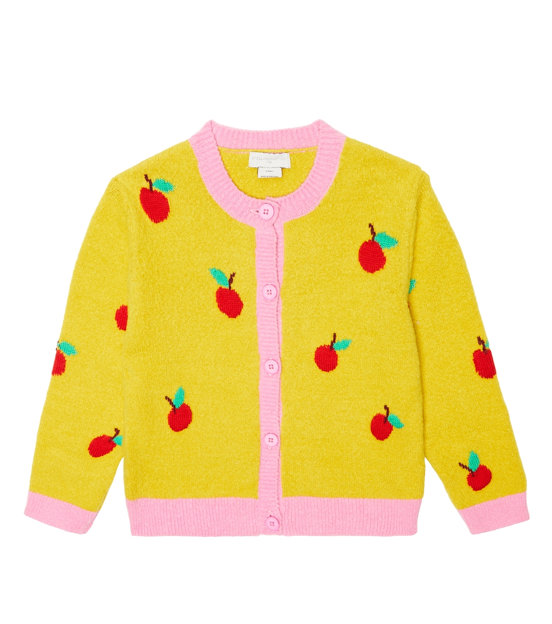 Cardigan intarsia en coton mélangé | Stella McCartney Kids