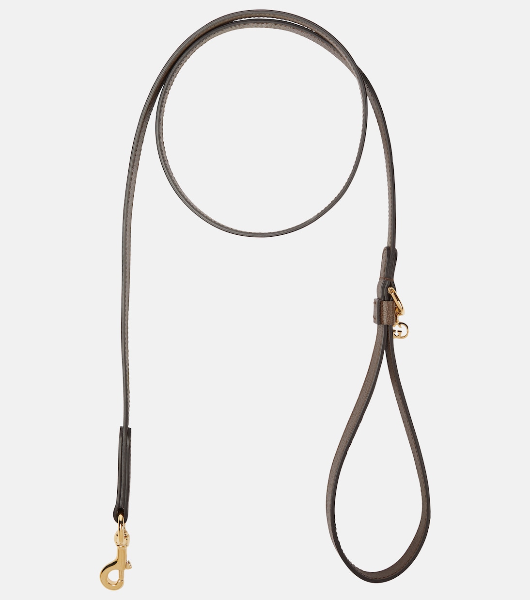 GG Supreme XS faux leather dog leash | Gucci