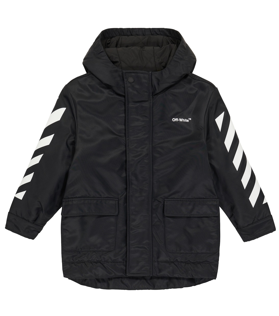 Cappotto in nylon con logo | Off-White Kids