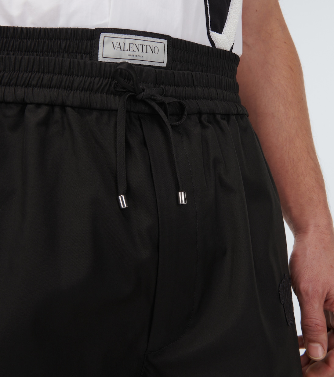 Shorts en sarga de algodón | Valentino