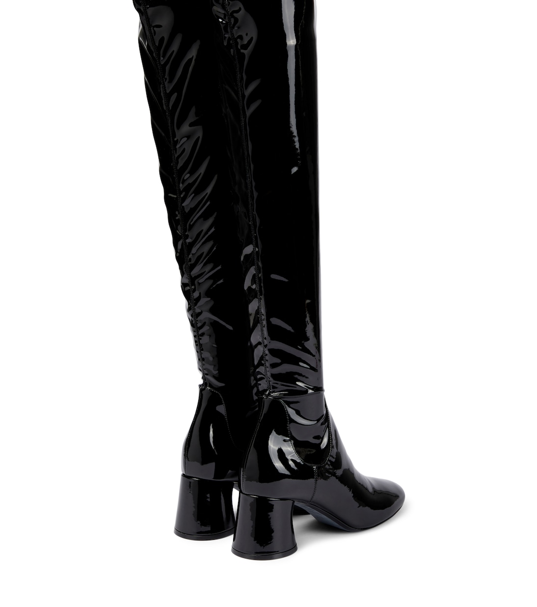 Wythe over-the-knee patent leather boots | Khaite