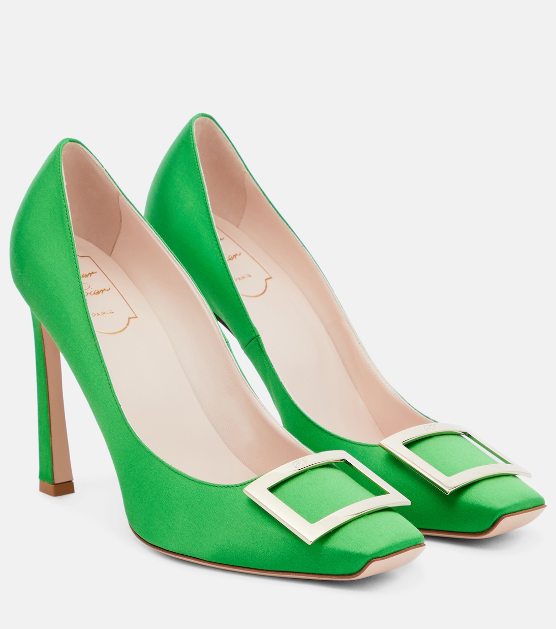 Trompette satin pumps | Roger Vivier